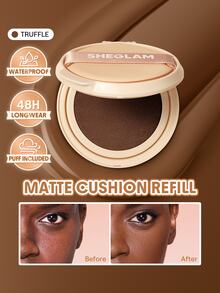 SHEGLAM Lock & Go Long-Lasting Cushion Foundation (Refill)-Truffle Brand Beauty Cosmetic Makeup For Women And Girls - Truffle - View 1