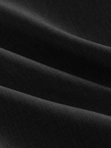 HIMLAND Men's Solid Color Casual Daily Wear Suit Pants - Black - View 3