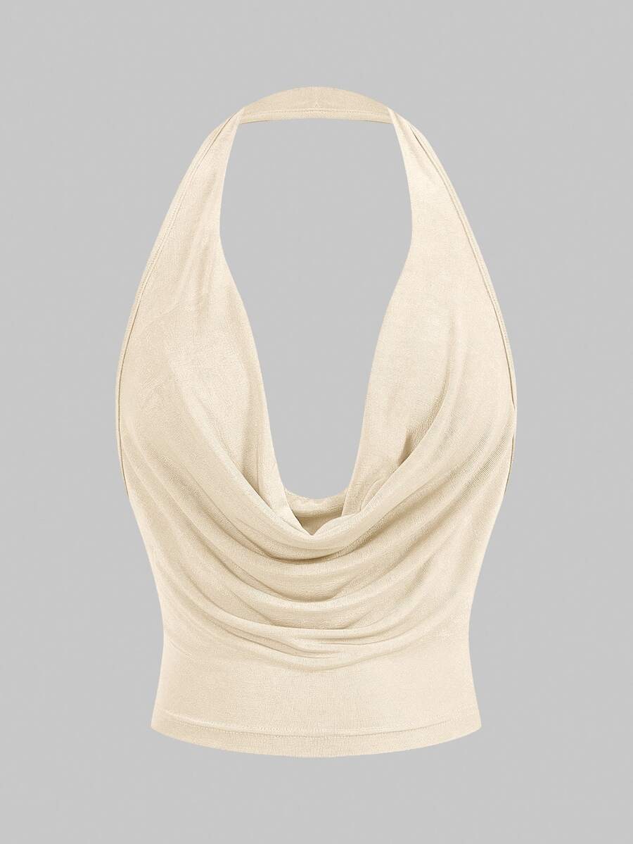 Sweetina Women Scoop Neck Sleeveless Cropped Y2K Red Sexy Top, Stylish Plain Color,Rave Top