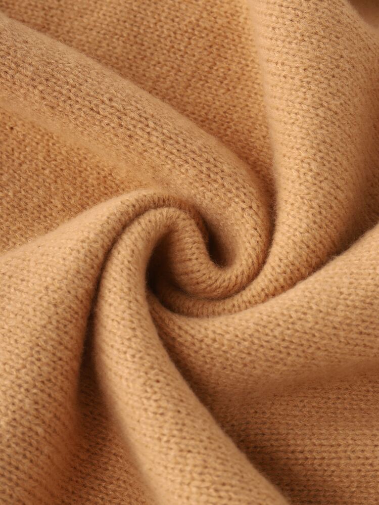 Holdful Holdful Fall Clothes FOR WomenWomen's Vintage Fashion Button Long Sleeve Versatile Sweater - Rust Brown - View 7