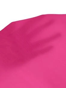 BrightlyHer Plus Size Summer Casual Western Solid Color Camisole Formal Vacation Hot Pink - Hot Pink - View 7