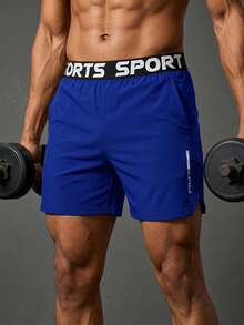 Coreblaze Men's Sports Shorts, Running Workout, Outdoor Casual, Gym - Black - View 1