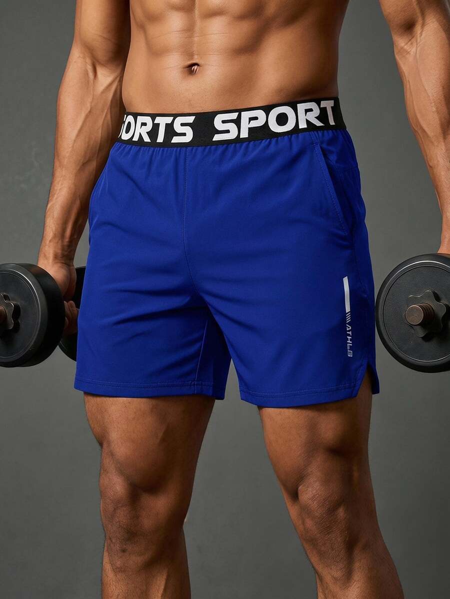 Coreblaze Men's Sports Shorts, Running Workout, Outdoor Casual, Gym - Black - View 1