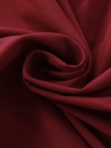 ROMWE MEN Men's Casual Versatile Daily Wear Short Sleeve Shirt - Burgundy - View 5