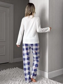 Blue and White