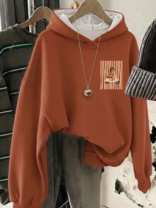 Tween Girl Tween Girl Tween Girl Casual Cartoon Print Autumn Sweatshirt - White - View 6