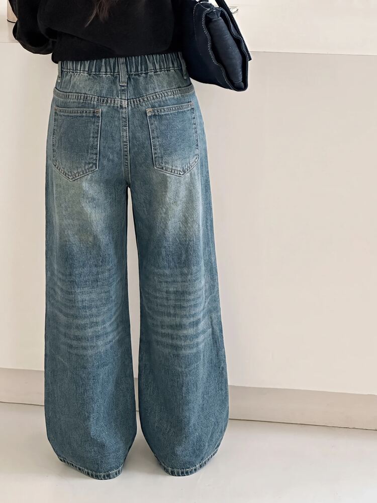 Kids Tween Girl Tween Girl Tween Girls Jeans Winter - Blue - View 2