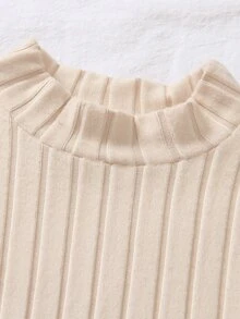 SHEIN 女童 3 件套 格紋背心內搭與格紋百褶裙，可愛俏皮，柔軟舒適，適合日常穿著、學校、休閒外出、派對、通勤，秋冬舒適穿搭 - 彩色 - 查看 5