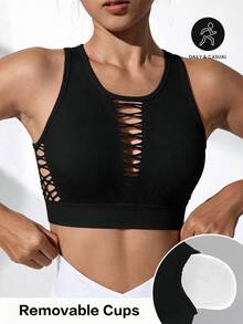 Slayform Slayform Seamless Minimalist Sports T-Shirt & Tank Top, Suitable For Summer - Black - View 1