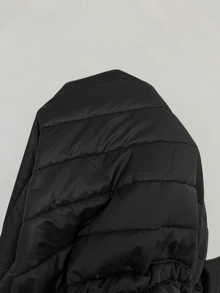 Reflora Plus Size Winter Casual Baggy Versatile Hooded Jacket Holiday Going Out Black - Black - View 10