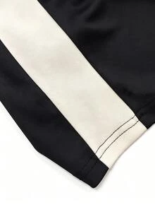 SHEIN Spring, Summer, Autumn, And Winter Festival Outfits Party Wedding Going Out Civil Church Disco Business Luxury Formal Country Western Classic Napoleon - Black and White - View 8