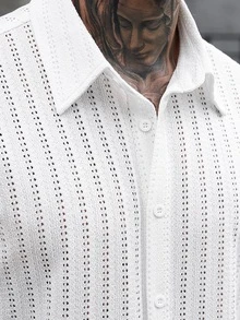 Manfinity CasualCool Men Shirts - White - View 6