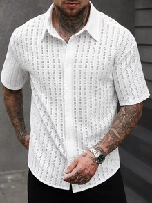 Manfinity CasualCool Men Shirts - White - View 3