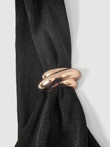 SHEIN MOD Women's Elegant Commute Night Out Solid Color Sleeveless Jumpsuit Black Summer - Black - View 5