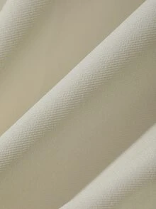 DAZY Women's Elegant Versatile Button Pleated Long Sleeve Blouse Business - Beige - View 8
