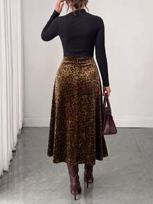 Linhara CURVE Plus Size Knitted Elegant Autumn Two Pieces Set - Multicolor - View 2
