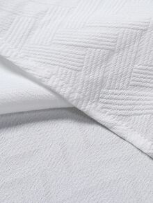 SLATEMANN Men's White Casual Short Sleeve Stand Collar Button-Up Shirt, Formal - White - View 7