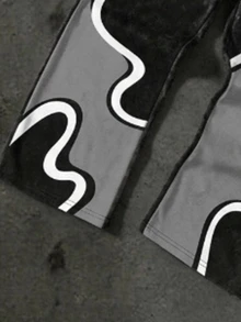 Tween Boy Letter & Star Print Hoodie And Sweatpants Casual Set - Multicolor - View 6