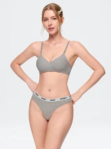 Bonmuse 3pcs/Set Women Comfortable Sleep Soft Cup Wireless Bras, Multiple Colors, Breathable - Multicolor - View 5