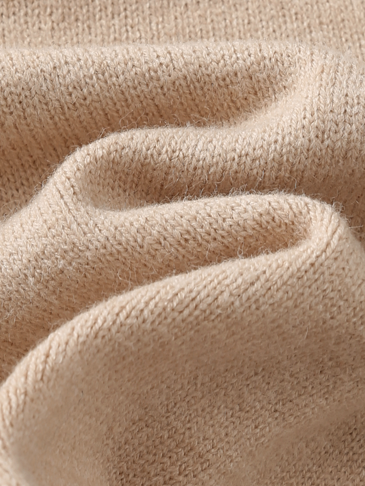 Cozy Pixies Baby Girl Cute Bear Pattern Knit Pullover & Solid Color Knit Autumn Winter Pants - Khaki - View 11