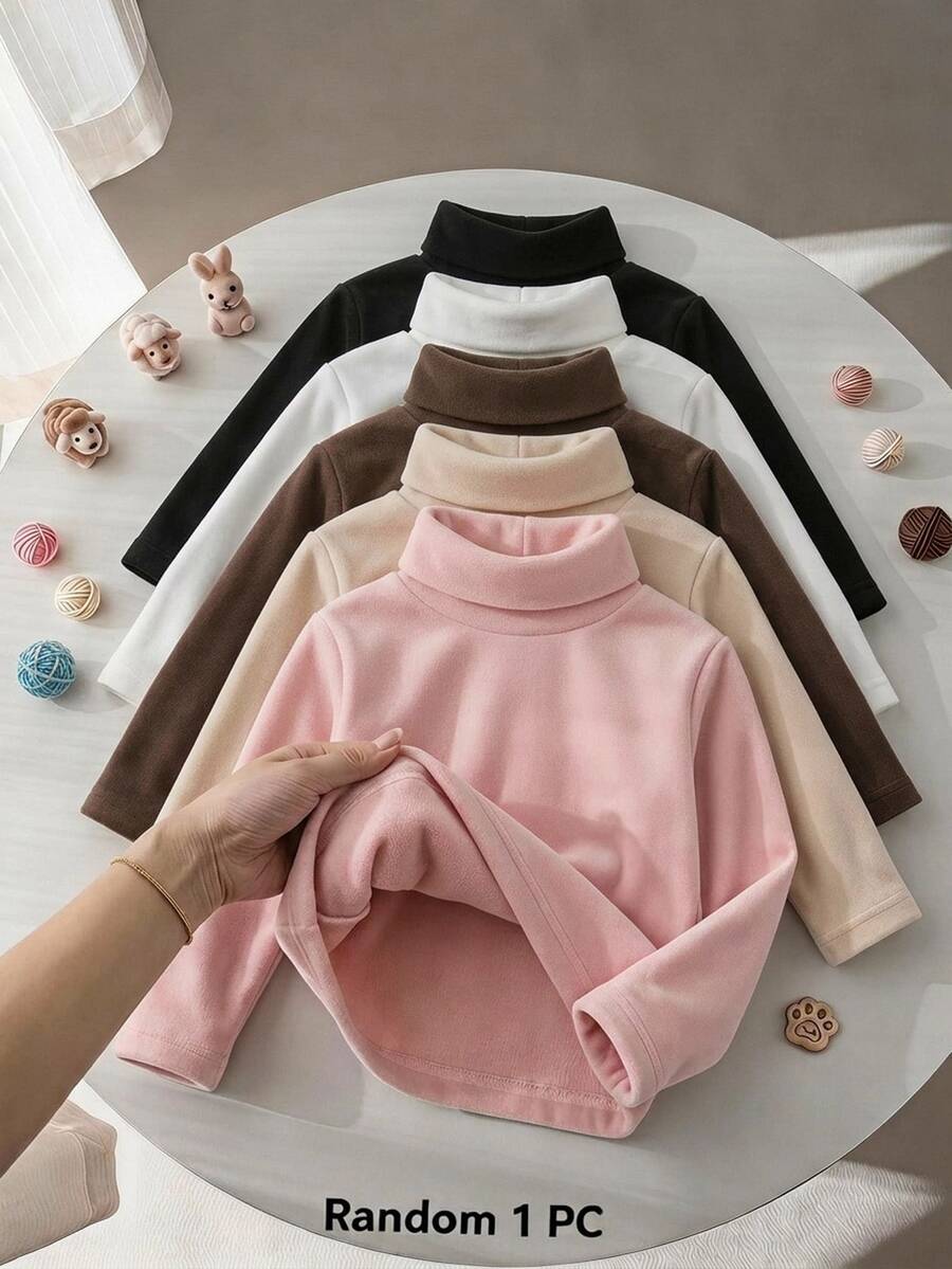 SHEIN 女童(小)T恤 - 白色 - 查看 1