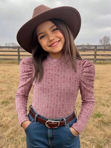 Emery Rose Kids Emery Rose Kids 少女 T-shirt - 紫色 - 查看 1