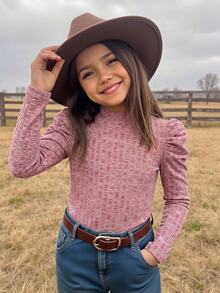 Emery Rose Kids Emery Rose Kids 少女 T-shirt - 紫色 - 查看 5