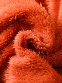 SHEIN Elladie kids 女童連帽冬季外套 白色底彩色花卉印花 橘色毛絨內裡 拉鍊開襟 鬆緊腰 收口長袖 少女聖誕秋季外套 - 橘色 - 查看 10