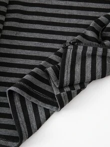 SHEIN Elladie kids 青少年女孩灰色黑色拉鍊外套、細肩帶短版上衣、喇叭褲 3 件套裝 K-Pop 牛仔風長袖外套套裝 秋季校園 Y2K 運動風 - 彩色 - 查看 10