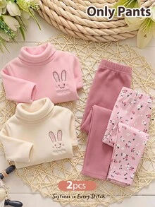 Cozy Pixies 2PCS Baby Girls Bottoms - Multicolor - View 1