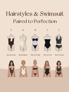 SHEIN Swim 女士优雅复古硬币装饰细肩带纯色不对称串珠荷叶边露背修身连体泳衣，适合海滩和度假，春夏款 - 香檳色 - 查看 9