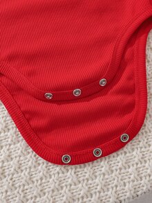 Cozy Pixies Baju Terusan Rajut Bayi Perempuan Warna Polos Leher Bulat dengan Hiasan Rumbai Kasual Musim Dingin, Natal, Gaya Musim Gugur Terbaru, Natal - MultiWarna - View 4