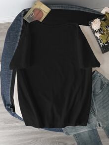 Betty Boop x SHEIN Plus Size Cartoon Letter Print Short Sleeve T-Shirt Date Night Brunch Black Summer Casual Alternative - White - View 2