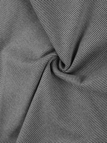 Franclia Plus Size Women's Fashion Minimalist Casual Commuter Grey Slim Fit Long Trousers, Autumn/Winter Office Formal - Dark Grey - View 6
