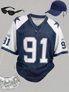 Blue and White