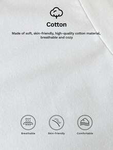 SHEIN LUNE Cotton All White T Shirt Women Summer Casual Everyday Round Neck Double Layer Wide Sleeveless T-Shirt, Spring Work Everyday Home Tops - White - View 4