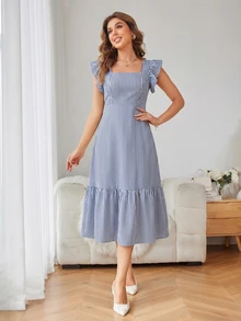 BELROSIE Ladies' Solid Color Simple Everyday Sleeveless Dress Vacation Outfits Woman  - Multicolor - View 4