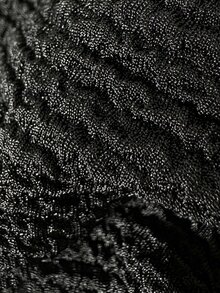 SHEIN Swim Women's Jacquard Fabric Halter Metallic Decor Sexy Bikini Set, Summer - Black - View 8