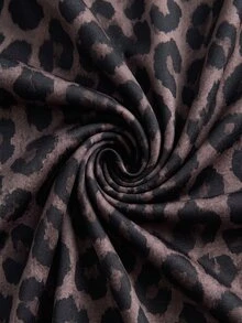 Opulessa Women's Lace Patchwork Leopard Print Camisole - Apricot - View 8