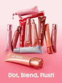 SHEGLAM Squeeze & Dot دهان أحمر خدود لامع 020 Knock Out ماركة تجميل ومكياج للنساء والفتيات - 020 Knock Out - مشاهدة 7