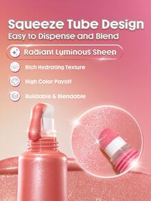 SHEGLAM Squeeze & Dot دهان أحمر خدود لامع 020 Knock Out ماركة تجميل ومكياج للنساء والفتيات - 020 Knock Out - مشاهدة 3