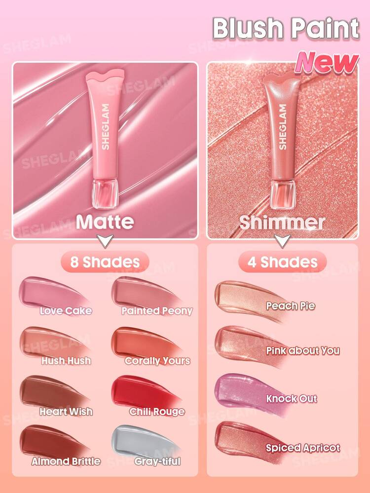 SHEGLAM Squeeze & Dot 亮澤腮紅顏料 020 Knock Out 品牌美妝化妝品 適合女士與女孩 - 020 Knock Out - 查看 6