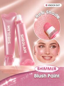 SHEGLAM Squeeze & Dot دهان أحمر خدود لامع 020 Knock Out ماركة تجميل ومكياج للنساء والفتيات - 020 Knock Out - مشاهدة 1