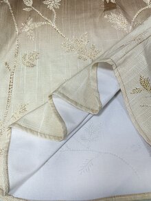 Breezaya 休閒時尚百搭女款植物圖案鈕扣半開襟上衣 - 彩色 - 查看 4