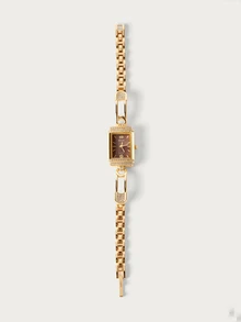 Glisma 1pc Women's Elegant Gold Bracelet Watch, Compact Durable Fashion Square Display, Charming Women's Gift, Suitable For Daily Wear - Gold - View 6