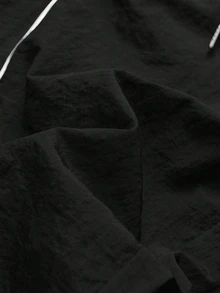 GymRaken Men's Flame Print Drawstring Waist Loose Fit Sweatpants, Gym - Black - View 3