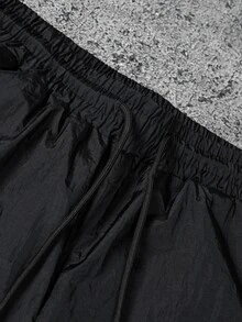 Sport MetroGents Men's Contrast Color Stripe Sports Shorts, Gym - Black - View 4