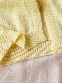 Casual Solid Color Round Neck Long Sleeve Loose Cropped Kids Cardigan Sweater Tween Girl Winter Coat - Yellow - View 13