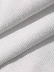DAZY Women's Solid Color Pocket Button Casual Versatile Daily Wear Pants - White - View 6