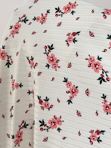 Slowluna 碎花深V领短袖哺乳连衣裙 - 白色 - 查看 7